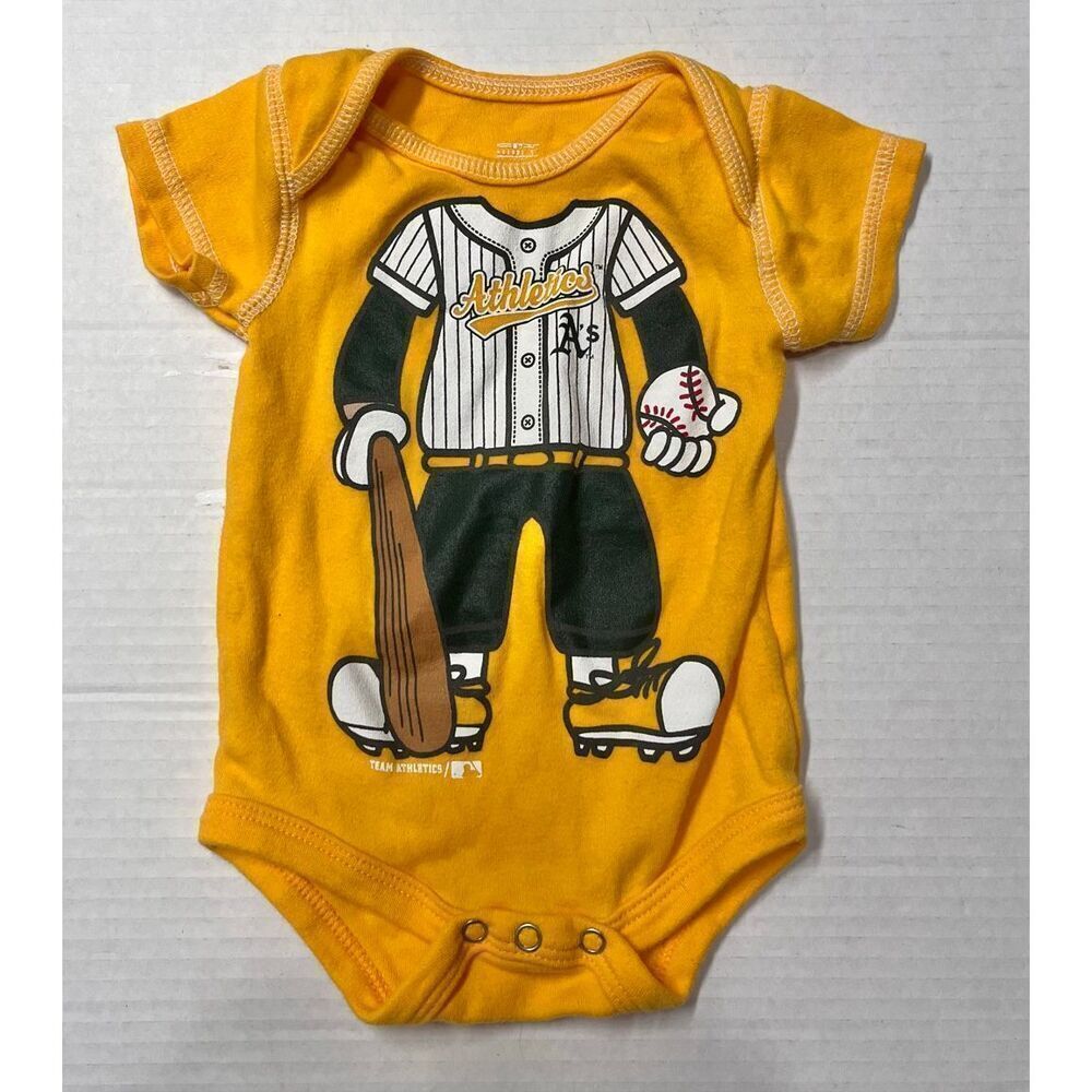Genuine Merchandise MLB Athletics Bodysuit    Boys Size 0/3 Months